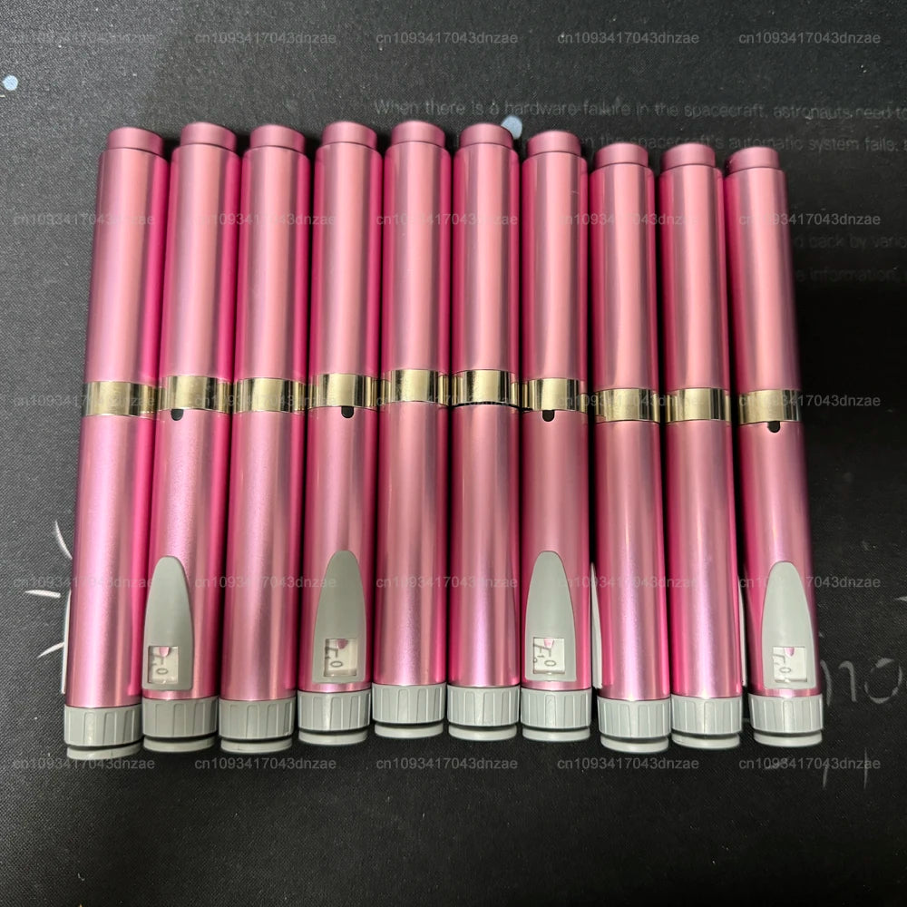 Adjustable Injection Pen Kit 3ml Sterile Empty Cartridges Cassette Bottle 4/6/8mm Disposable Pen Tip for Lilly Insulin Injection