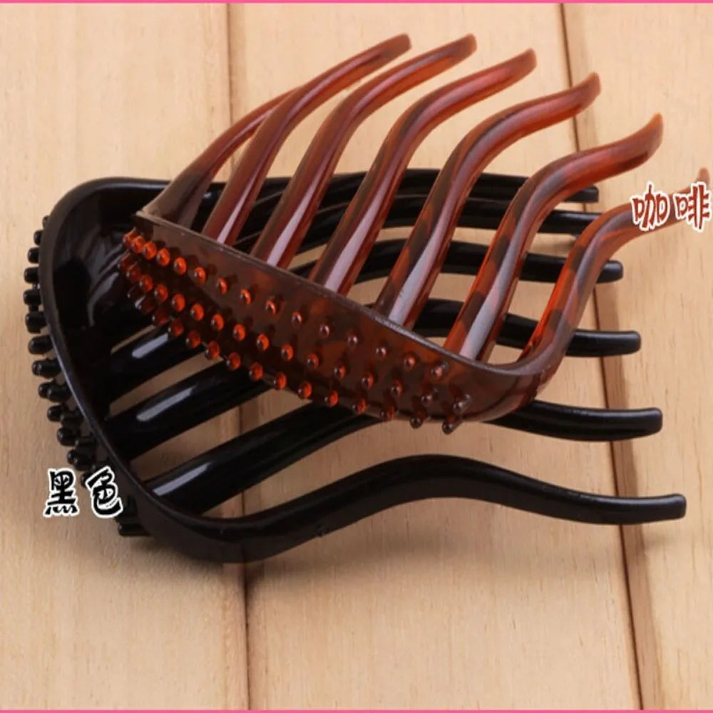 Fluffy Plastic Stick Bun Maker Women Hair Styling Clip Ponytail Holder Hairpins Hair Styling Accessories Braid Tool 2025 Fashion
