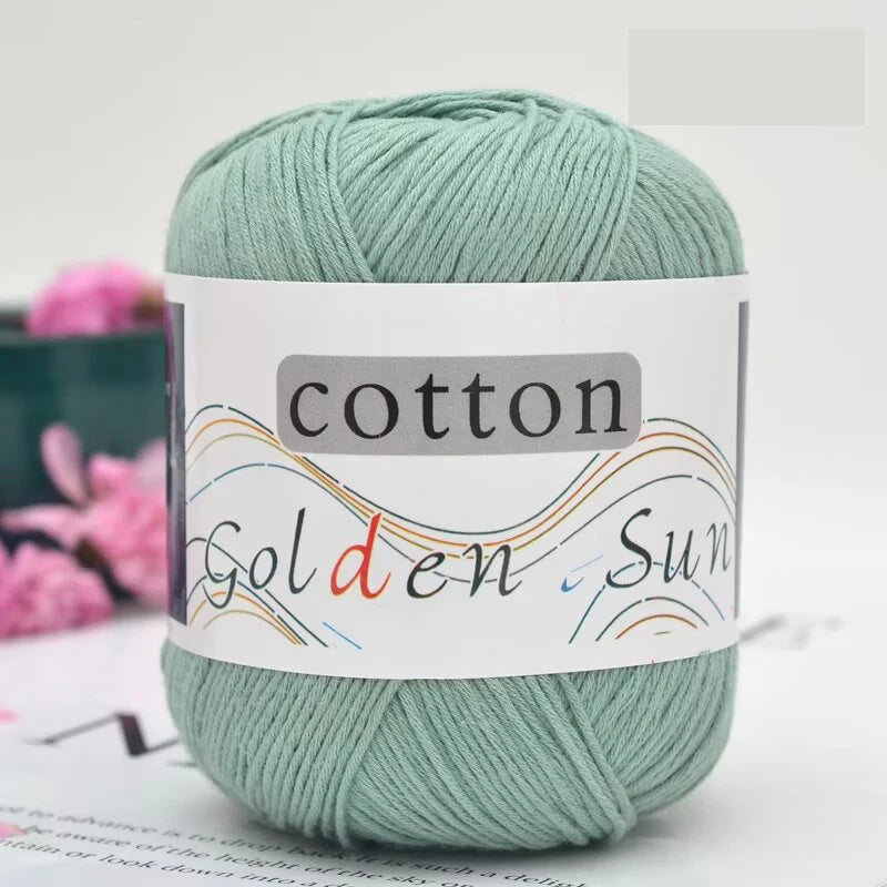 1Pc 50g Hand knitting 100% cotton yarn soft crochet yarn to knit sweater blanket hat line crocheting amigurumi doll bag threads