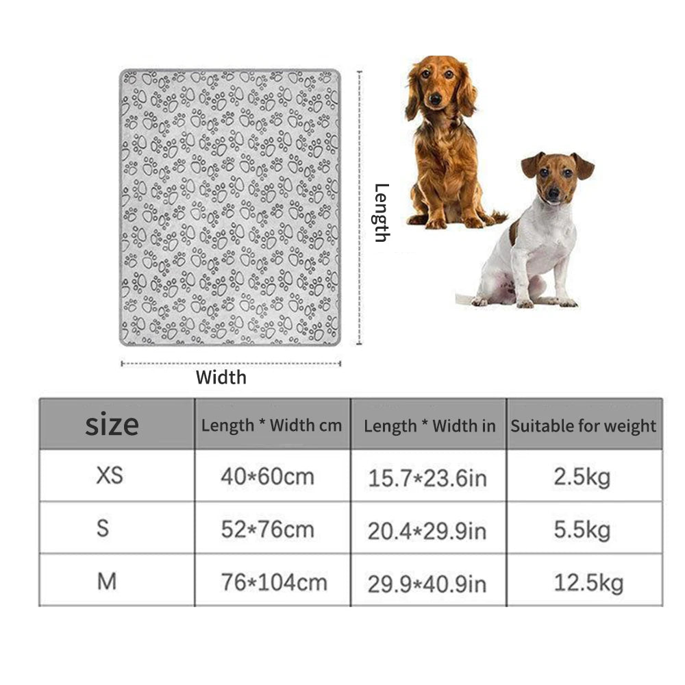 Soft Dog Mat Blanket Washable, Cat Blanket for Indoor Cats Mat Large Medium Small Dog Gifts Puppy Essentials (Grey) Bed