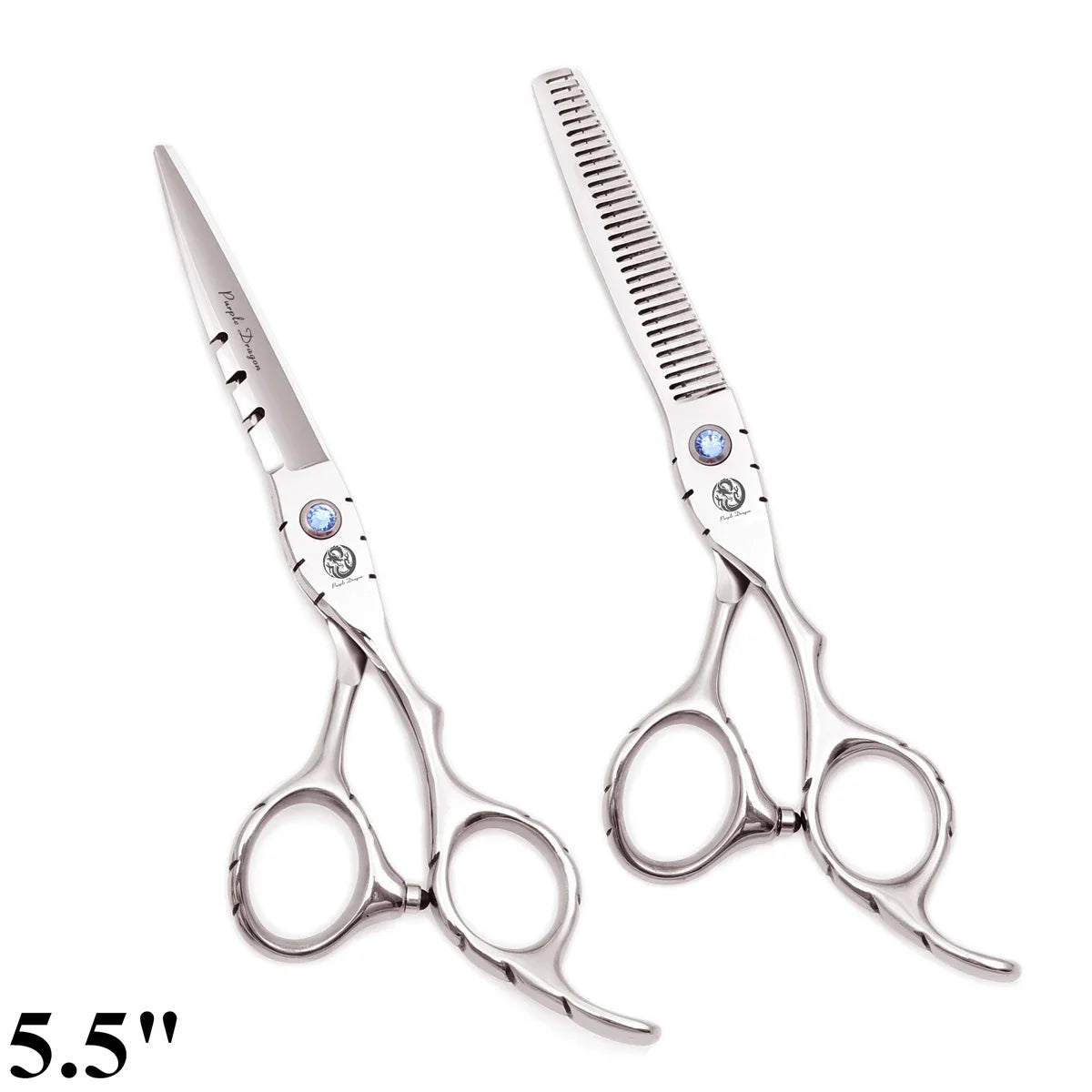 Professional Hair Scissors 5.5" 6" Purple Dragon Stainless Scissors for Hairdresser Salon Thinning Shears Hair Scissors Z1010