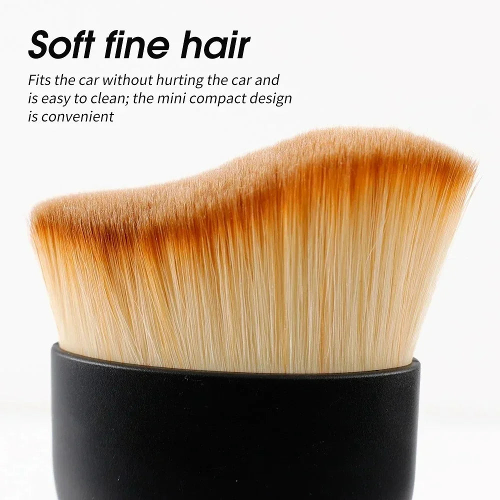 1/2pcs Car Interior Cleaning Brush Ultra Soft Curved Design Car Detailing Brush Cleaning Tools Car Gap Dust Sweeping Soft Brush
