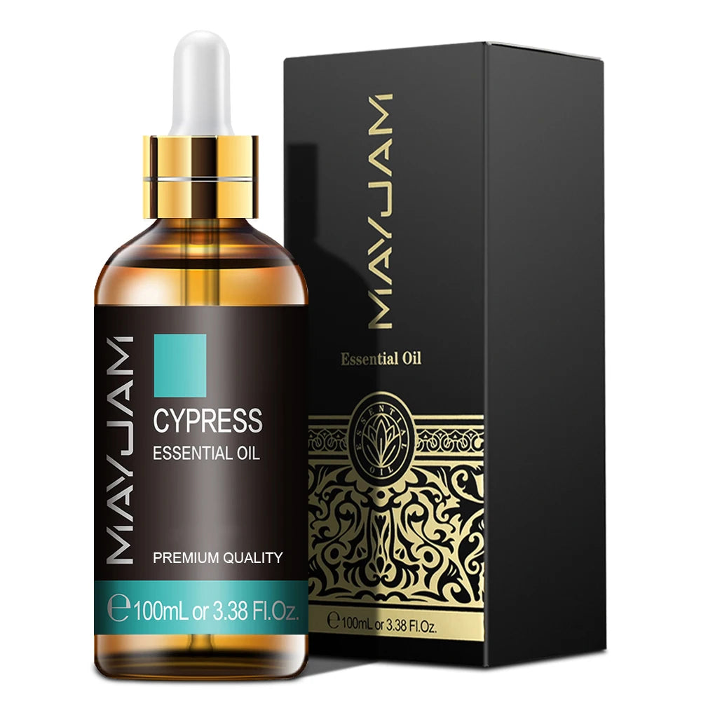 100ml with Dropper Myrrh Camphor Fennel Juniper Pure Natural Aromatherapy Essential Oil Refreshing Up Brain