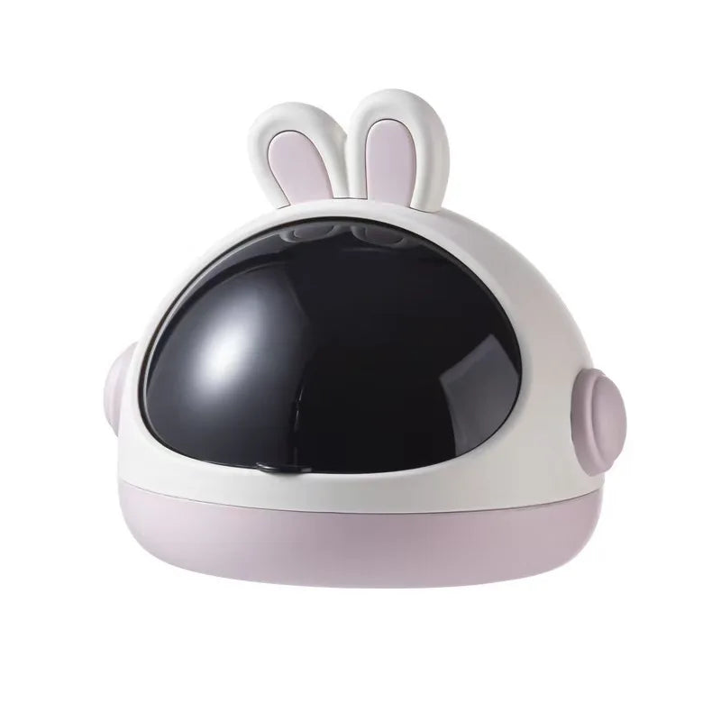 1/2pcs Doll Bed Baby Bunny Storage Box with Mat for Labubu Space Module Doll Sleep Cradle Cart Dolls Bed Furniture Accessories