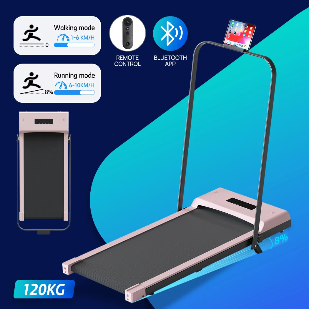 Electric Quiet Under Desk Treadmill for Home Gym Fitness Remote Control