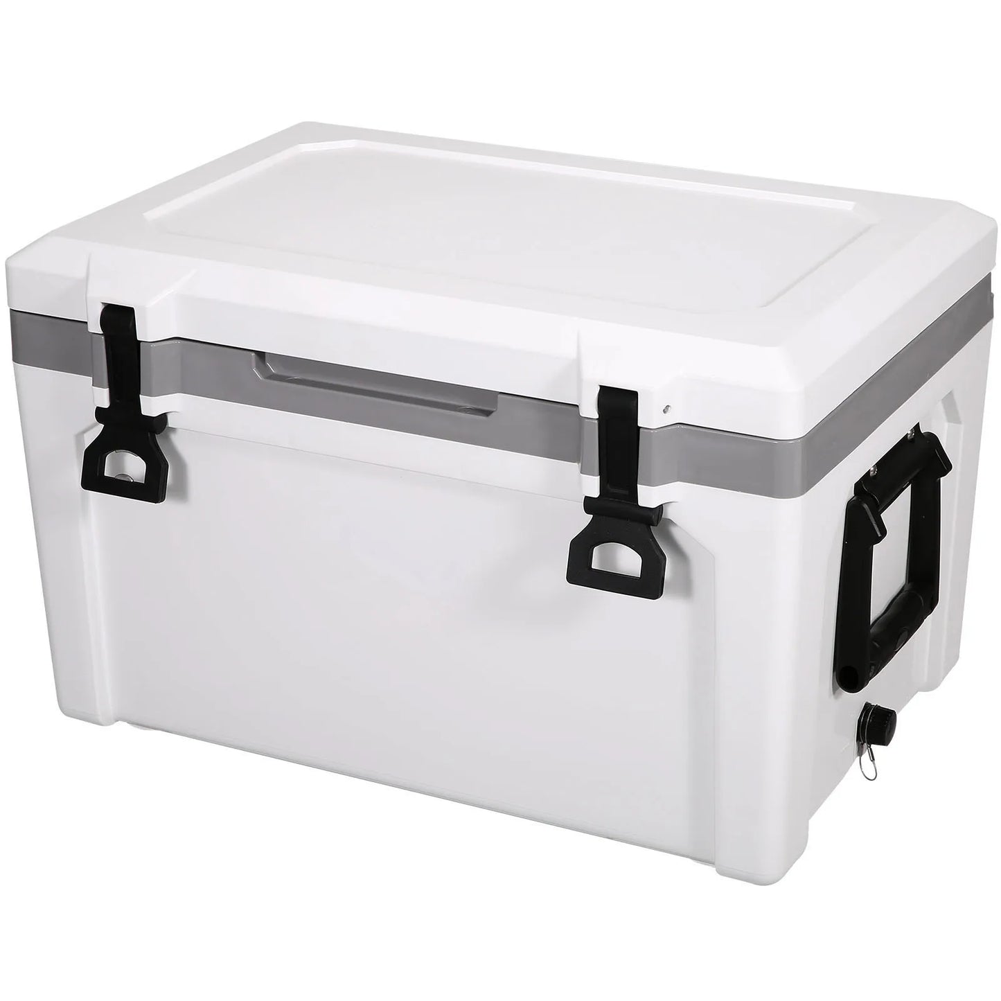 SucceBuy 25/33/45/52QT Portable Hard Cooler Fully Insulated Ice Chest Cooling Box Goods Basket for Beach Outdoor Camping Travel