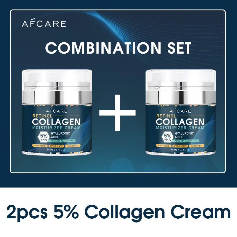 8% Collagen Face Cream with High-Quality Hyaluronic Acid Anti-Wrinkle Retinol Moisturizing Anti-Aging Facial Skincare Product