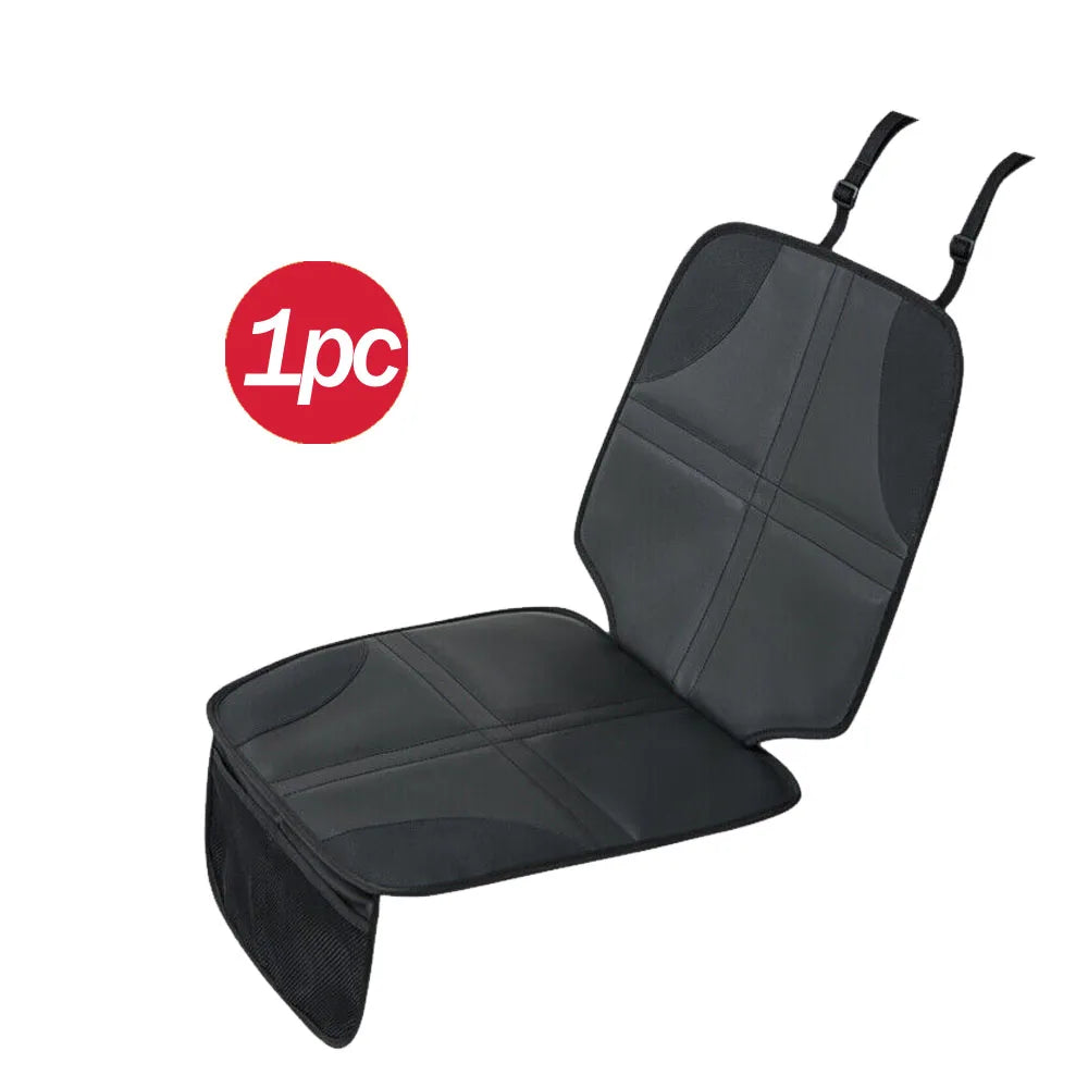 1/2pcs Child Car Seat Cover Under Seat Leather Saver Protector Mat Anti-Slip Safety