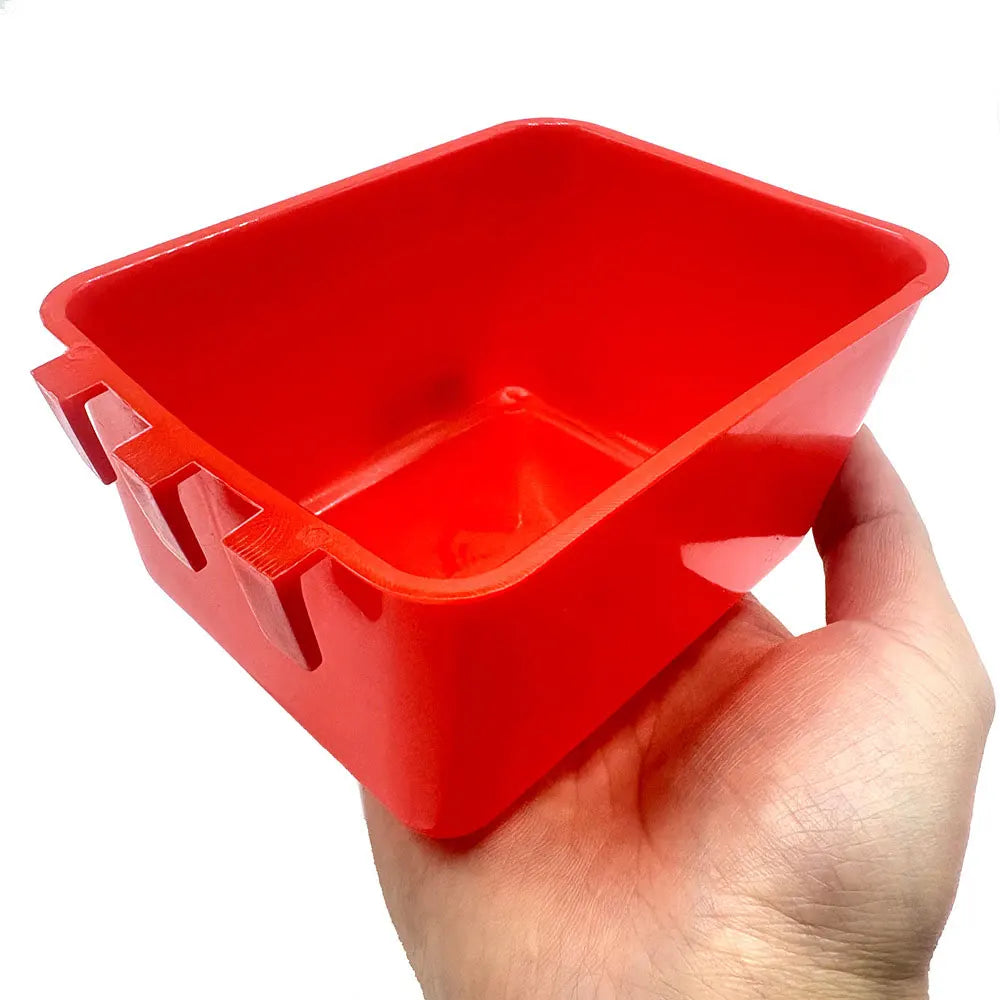 Chicken Cage Cups Hanging Feeding Cups Bird Food Bowls Bunny Cage Feeding Bowl for Pet Parrot Poultry Pigeon Wire Cage