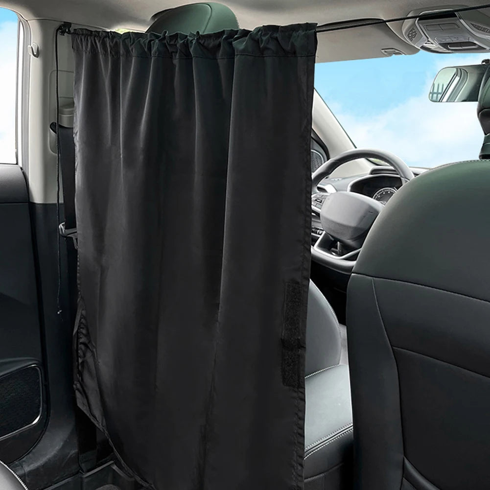 Car Divider Curtain Universal Auto Sunshade Covers Protects Privacy for Kids Baby Travel Camping Sleeping