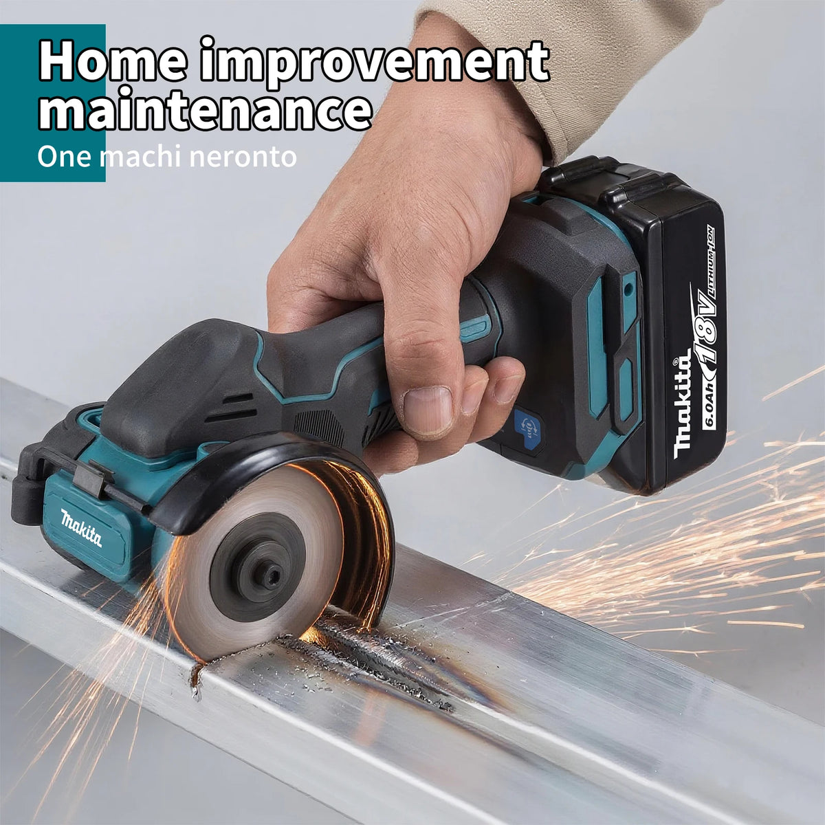 Makita DCS438 Brushless Cordless Grinder 18V 76mm 3‑Speed 20000RPM External Rotor Motor for Vehicle Repair Metal Processing