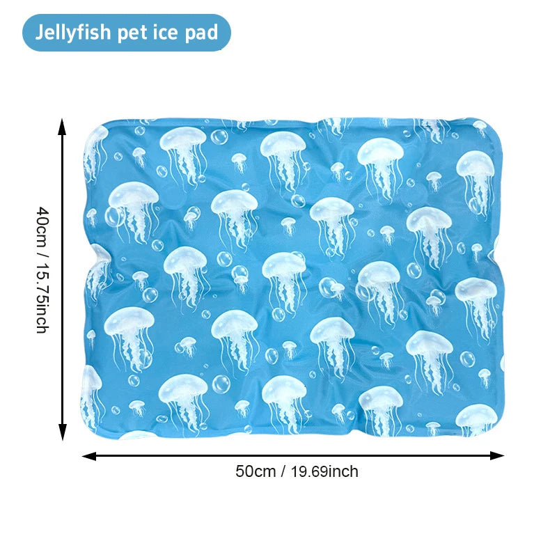 Pet Cooling Mat Air Conditioning Pet Mat Gel Pet Waterproof Leak-proof Sturdy Cat Kennel Outdoor Moisture-proof Pet Pad