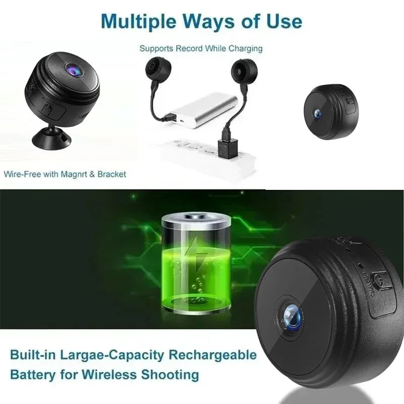 A9 1080P HD Wifi Mini Camera Surveillance Cameras Sensor Camcorder Web Video Smart Home Safety Wireless Security Camera