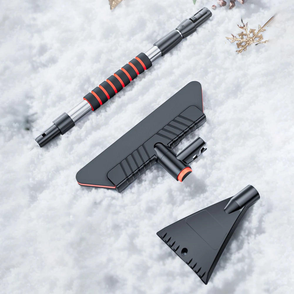 2 In 1 Detachable Snow Brush Multifunctional Windshield Snow Remover Front Windshield Ice Scraping Defrost Broom Car Accessories