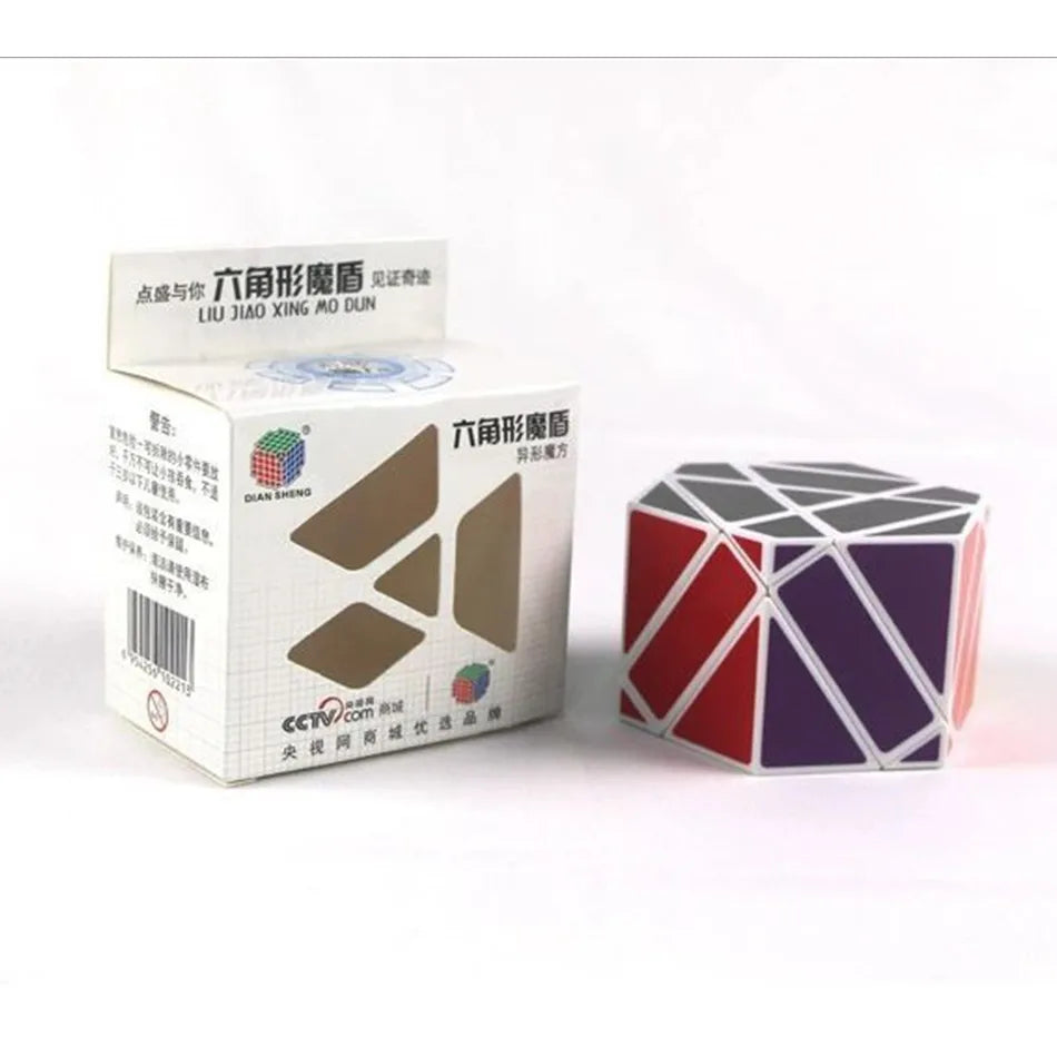 DianSheng Strange-shape Magic Cube Series Diamond /UFO  Magic Cube Puzzle Education Toys For Kids Magico Cubo