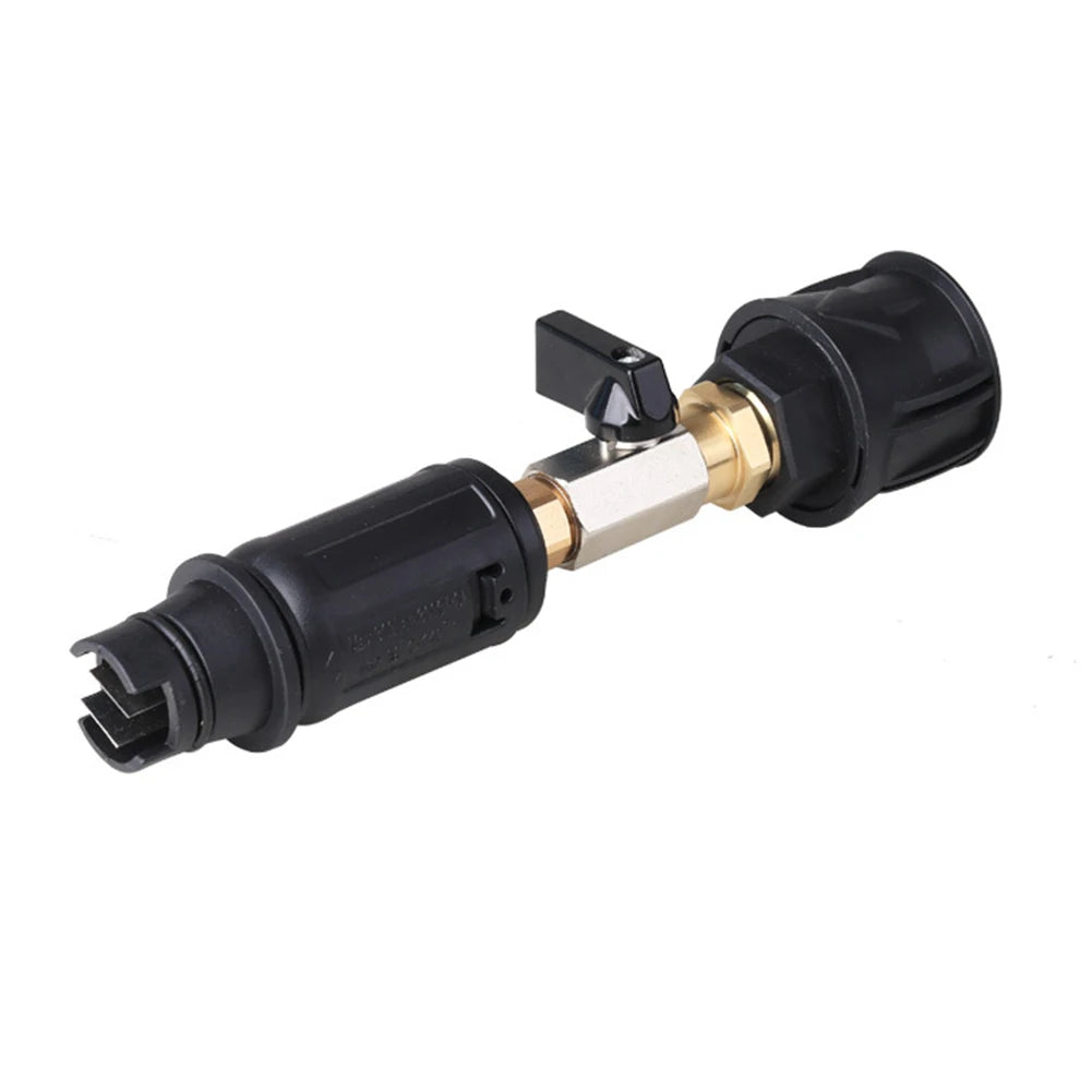 Quick Plug Connect Sprayer with Safe Lock Water Flow Control Valve Wear Resist Duckbill Water Gun Sprayer for Car Washing