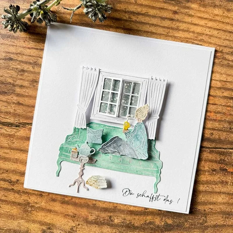 Cozy Blanket Tea & Relaxation Stamps And Dies New Arrival 2026 Scrapbook Diary Decoration Stencil Embossing Template DIY Greet