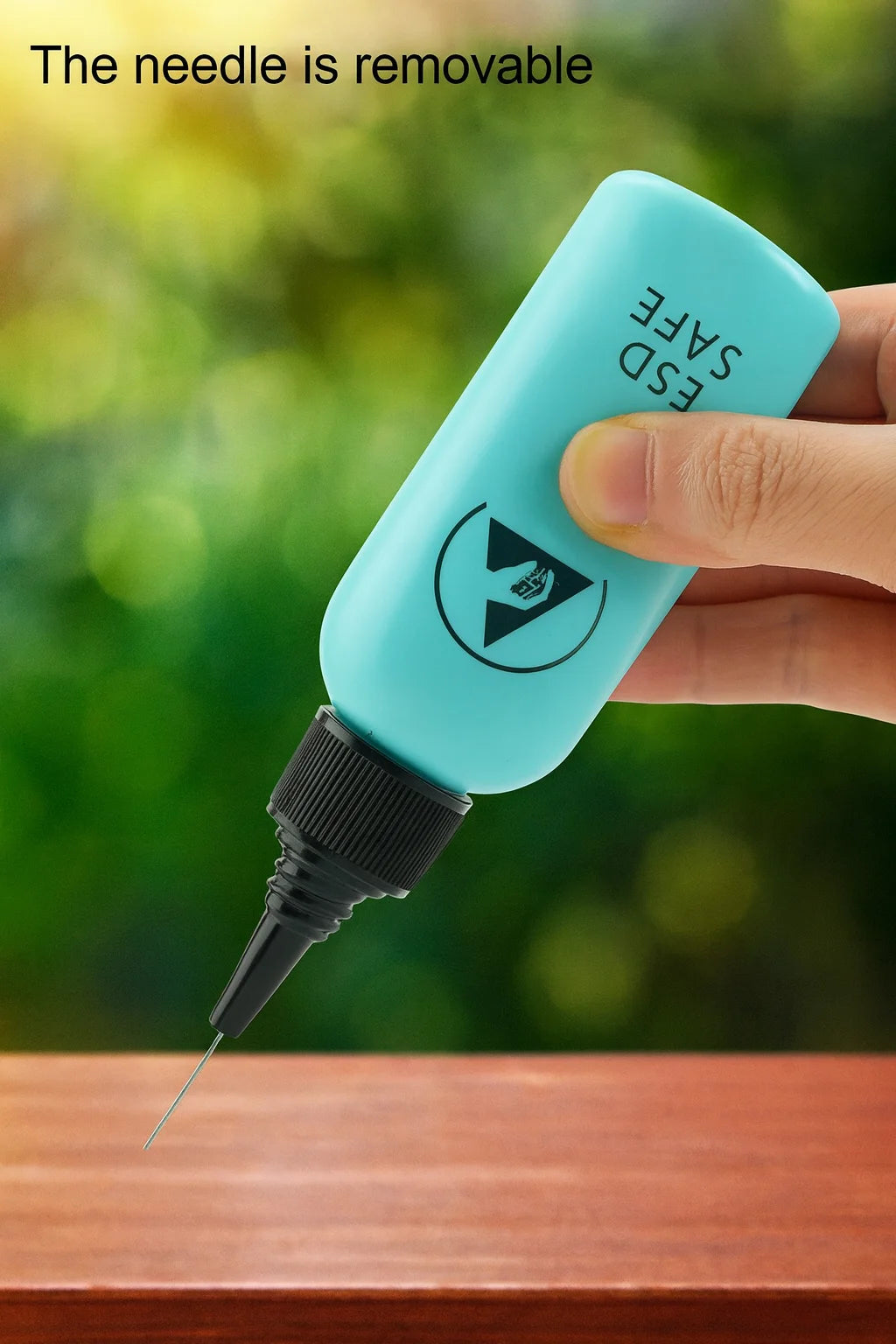 Alcohol Bottle, Solvent Dispensing, Mobile Phone Repair, Anti-Static Leak-Proof, with Needle, 65ML