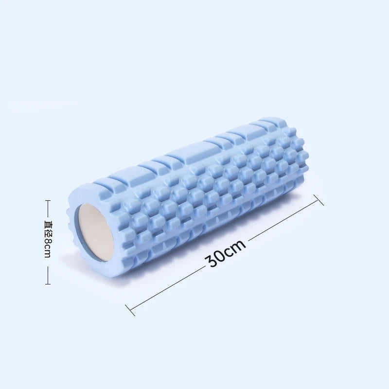 Foam Roller Yoga Column Fitness Yoga EVA Foam Roller Yoga Stick Deep Tissue Massage Roller, Suitable for Back/Waist/Leg Muscle