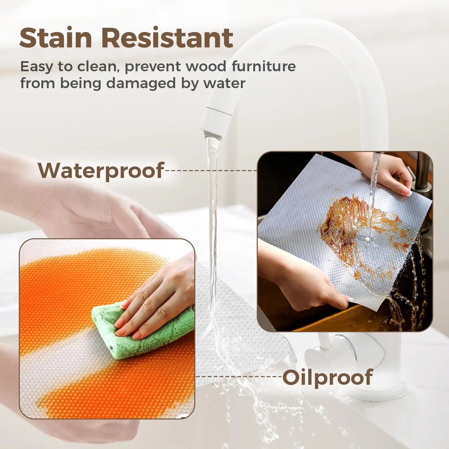 EVA Kitchen Cabinet Shelf Cover Liners Non Adhesive Table Drawer Mat Waterproof Closet Plastic Paper Anti Dirty Oil-proof Mat