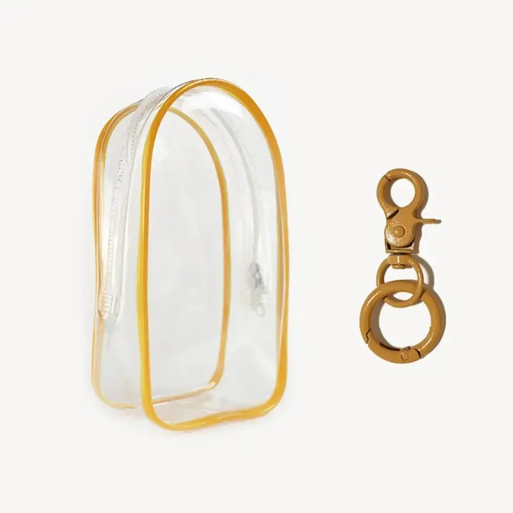 PVC Transparent Protective Case for Skullpanda Labubu Hirono Twinkle Dolls Dustproof Display Bag