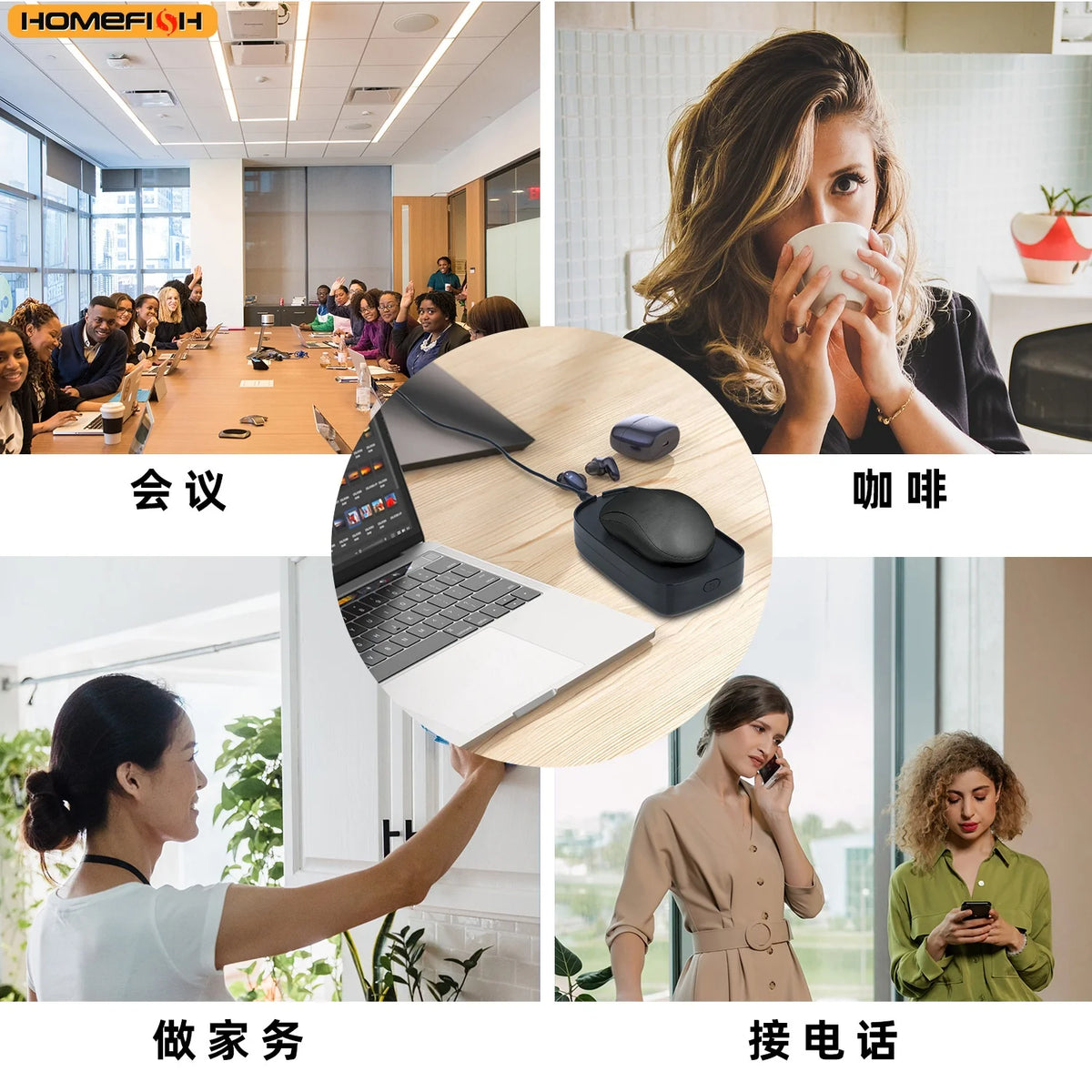 Undetectable Mouse Jiggler 5V 1A Simulate Mouse Mover Wired Wireless Mouse Compatible for Computer Awakening for Keeps PC Active