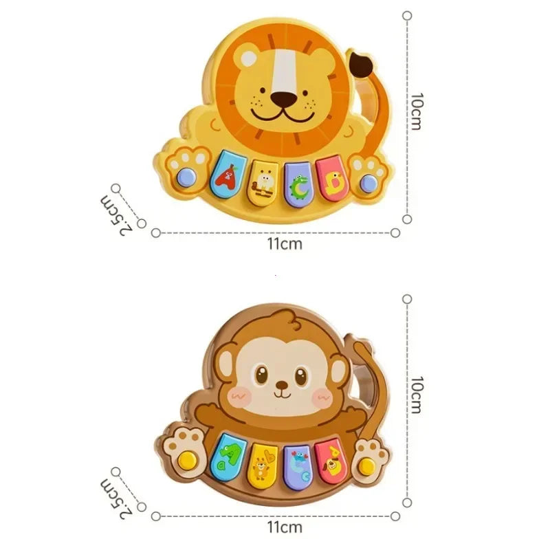 Musical Kids Electronic Piano Toy Learning Music Lion Music Baby Toys Multifunctional Electronic Musical Instrument Toy Gifts