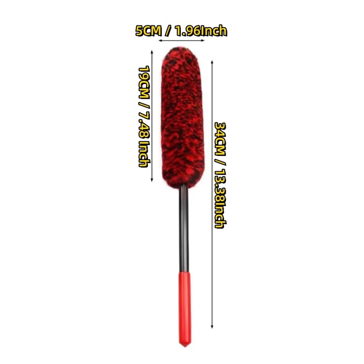 Auto Wheel Detailing Brush Bendable Wheel Woolies Car Cleaning Tools for Car Rim Tire Washing Easily Clean Hard-To-Reach Areas