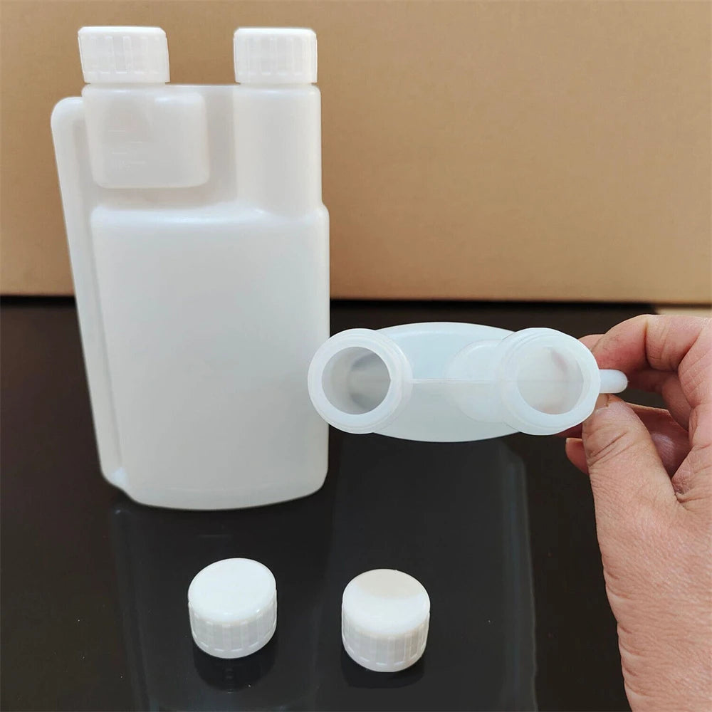 10 PCS Plastic Twin Chamber Bottle &Tamper Evident Cap Chemical Liquid Bottle 250ml