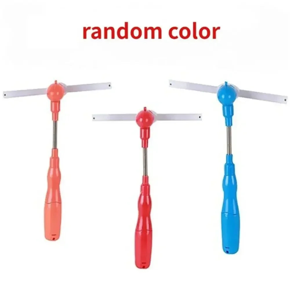 Random Color LED Music Windmill Spinner Glow Rainbow Flashing Windmill Rotating Toy Spinning Mini Handheld Light Up Windmill Toy