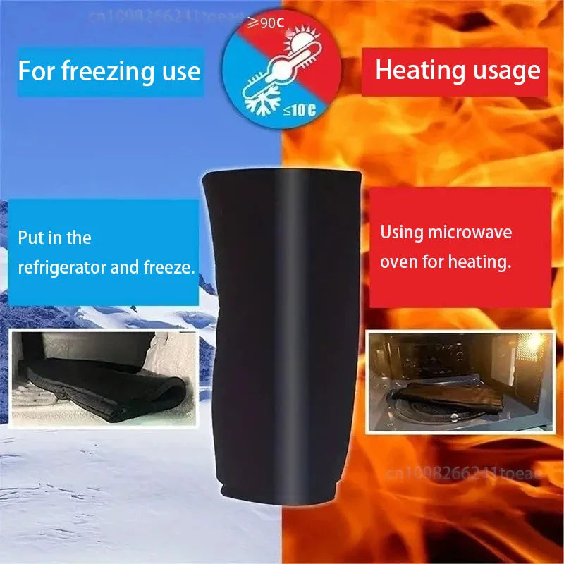 Adjustable knee and elbow ice packs - Reusable hot-cold therapy packs, suitable for both ice application and heat application