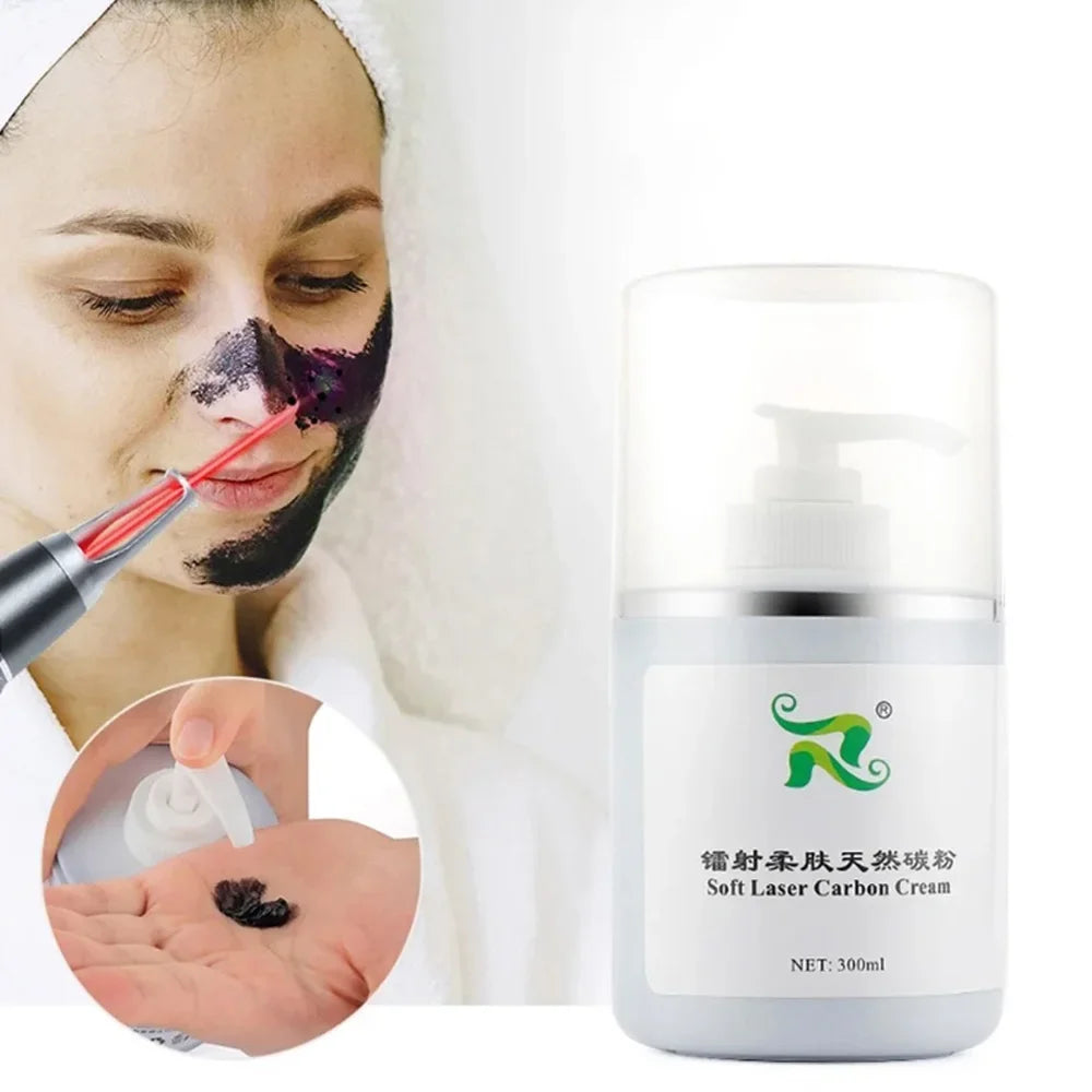 300ml Soft Skin Care Laser Machine Carbon Cream Gel For Nd:YAG Laser Facial Clean, Skin Rejuvenation Effectively Tighten Skin