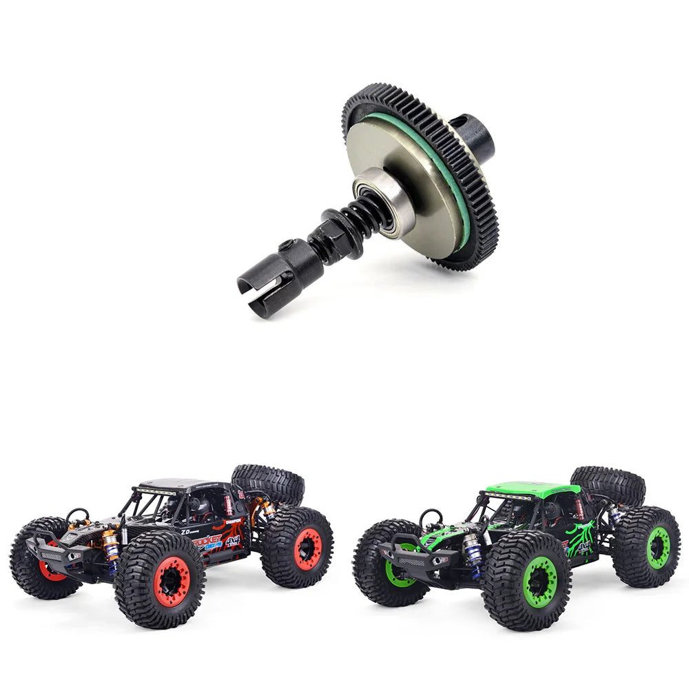 CNC Slipper Clutch with 77T Main Gear 7509 for ZD Racing DBX-10 DBX10 1/10 RC Car Upgrade Parts Spare Accessories