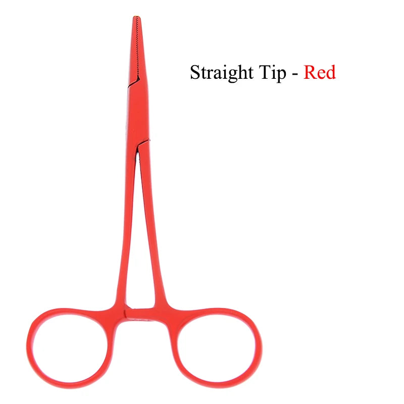 12.5cm New Animals Straight Curved Trauma Shears Pet Hemostat Forceps Dog Grooming Surgical Scissors Pet Cat Clamps D0001A
