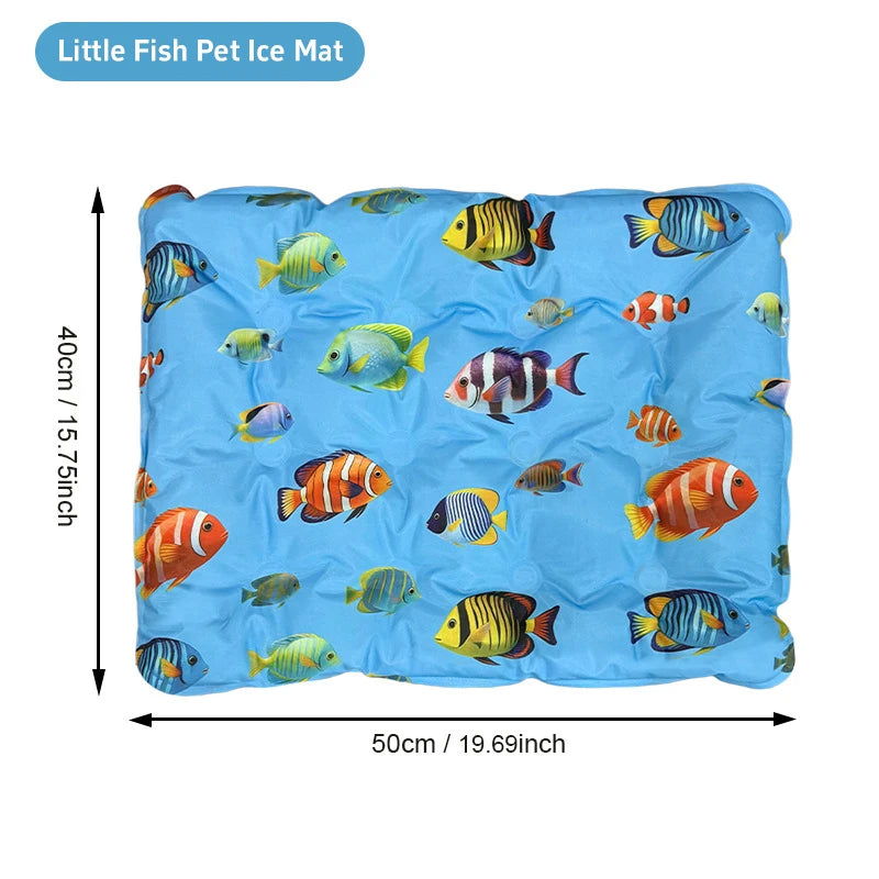 Pet Cooling Mat Air Conditioning Pet Mat Gel Pet Waterproof Leak-proof Sturdy Cat Kennel Outdoor Moisture-proof Pet Pad