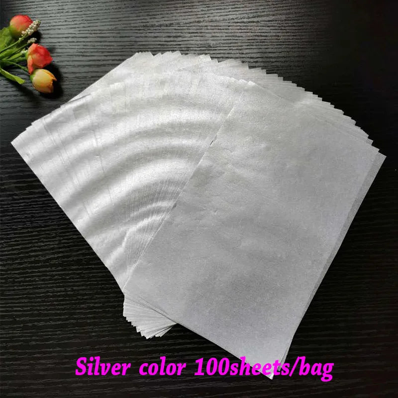 100 Sheets/bag 21X14cm Colorful Tissue A5 Wine Wrapping Papers DIY Folding Craft Paper Party Wedding Home Decor Packing 2030