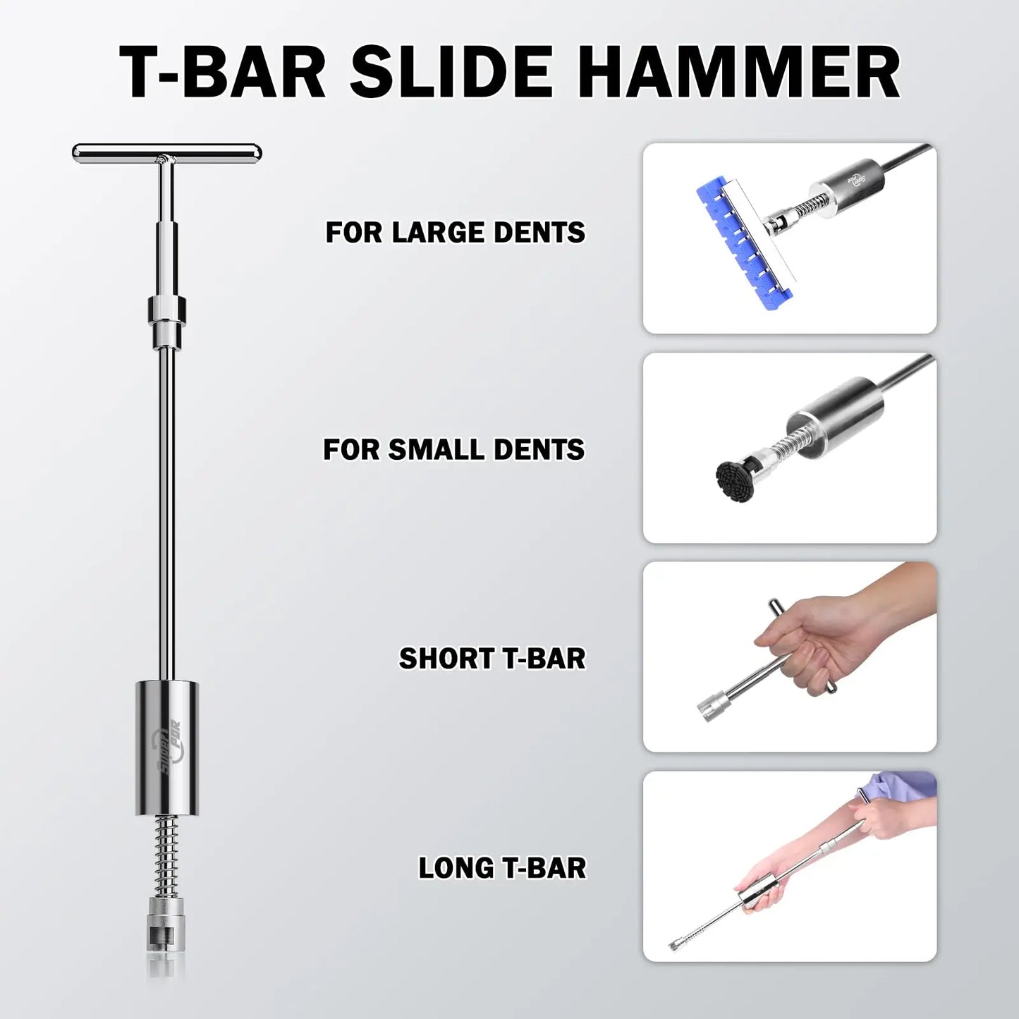 Super PDR Paintless Dent Repair Tool Set Professional Car Body Dent Repair Kit Suction Cup Dent Puller Dent Removal Repair Tool