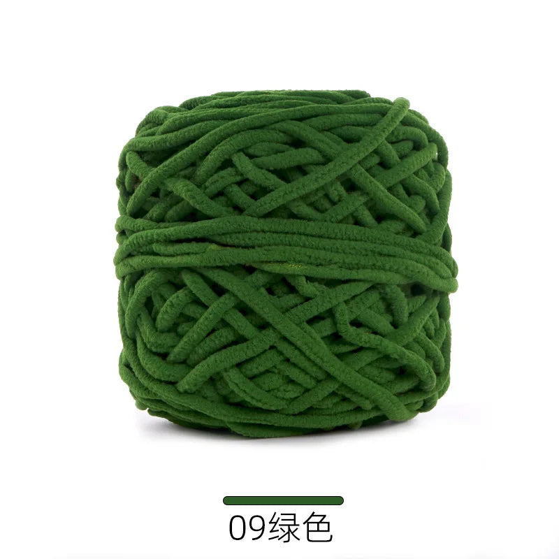 1Pc 50g Thin Velvet yarn for Crocheting Chenille yarn hand knitting Crochet amigrumi slipper line knit sweater blanket thread