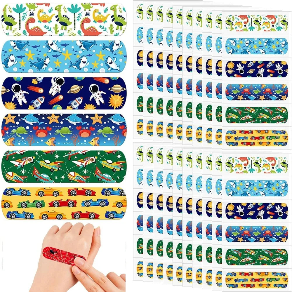 Hot 30/50/100 Pcs Kids Bandages Cute Cartoon Children's Adhesive Waterproof Breathable Band Aid Stickers Protection Girls Boys