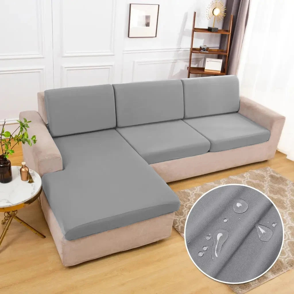Waterproof Sofa Seat Cushion Cover Elastic Protector Sofa Covers Pets Kids Livingroom Cheap Sofas Slipcover Case With Random