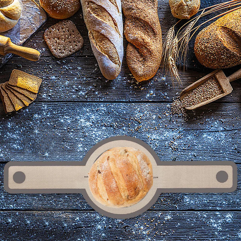 2Pcs Silicone Bread Sling for Dutch Oven Easy To Clean Non-Stick Silicone Baking Mat Platinum Silicone Baking Mat for Dutch Oven