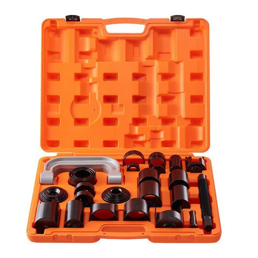 SucceBuy 25/23/21/10 PCS Ball Joint Press Kit C-press Ball Joint Tools Steel Brake Anchor Pins Press and Removal Tools with Case