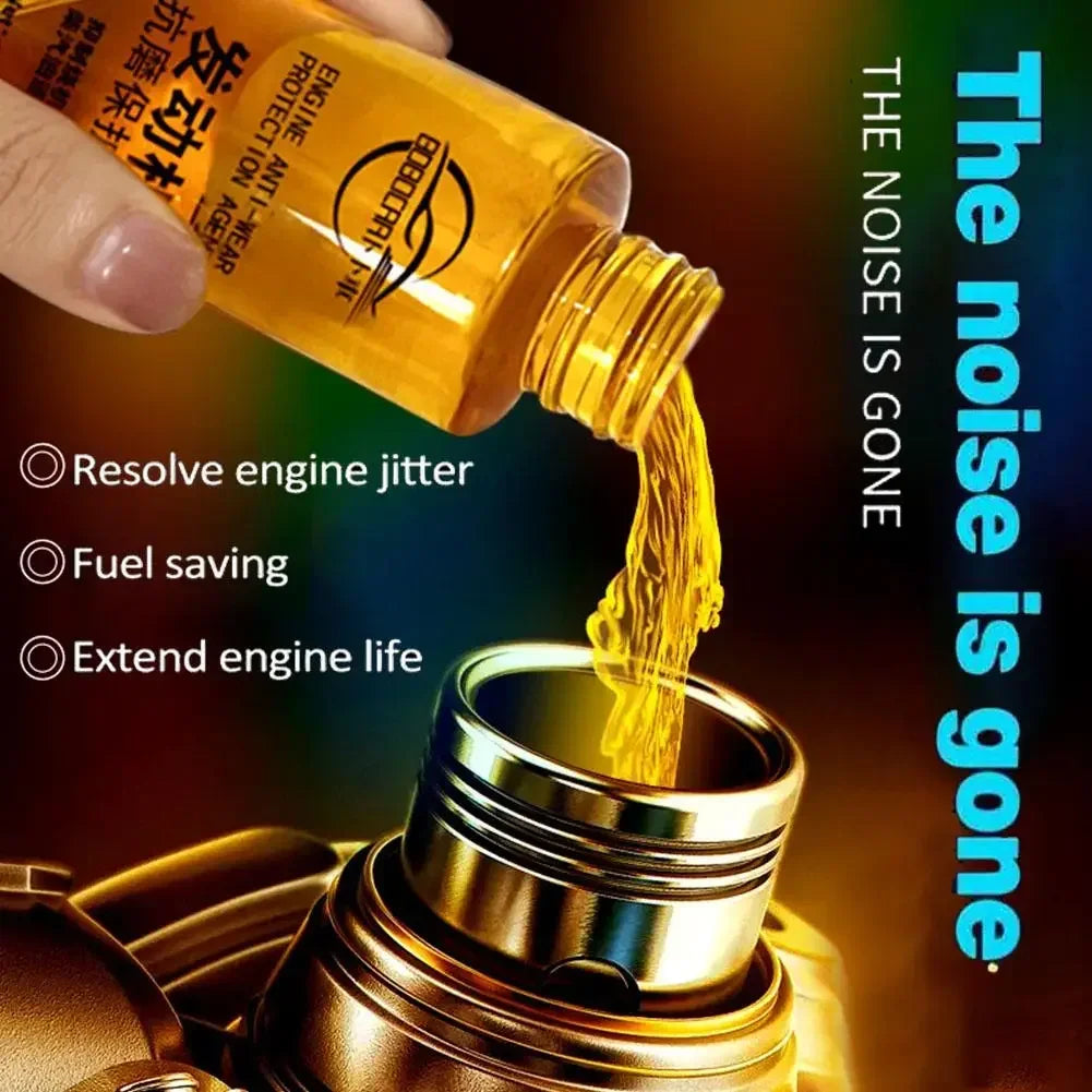 100ml Engine Anti-Wear Protective Agent Noise Reduction Jitter Strong Burning Engine Oil Liquid Additive Car Supplies