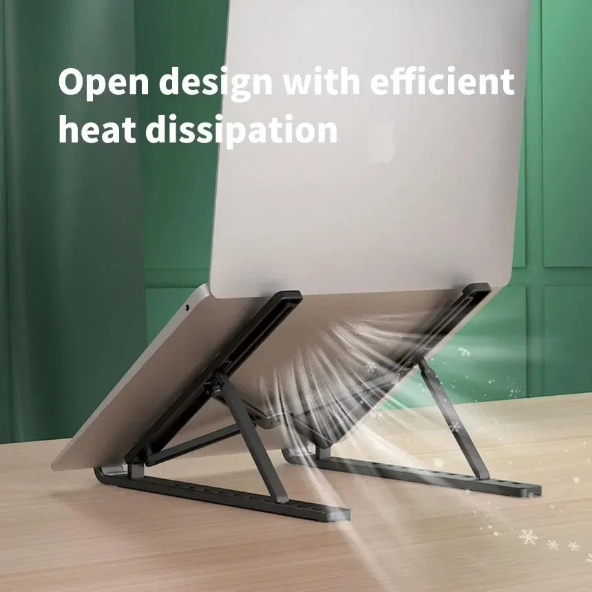 Portable Laptop Stand Adjustable Foldable Holder for MacBook Air Pro iPad Tablet Universal Notebook Computer Cooling Base