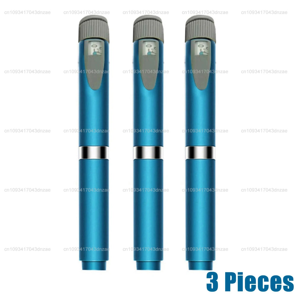 Reusable Injection Pen Magic Pen Kit+3ml Sterile Cassette Bottle Cartridges+32/31G 4/6/8mm Disposable Pen Tip for Lilly Insulin