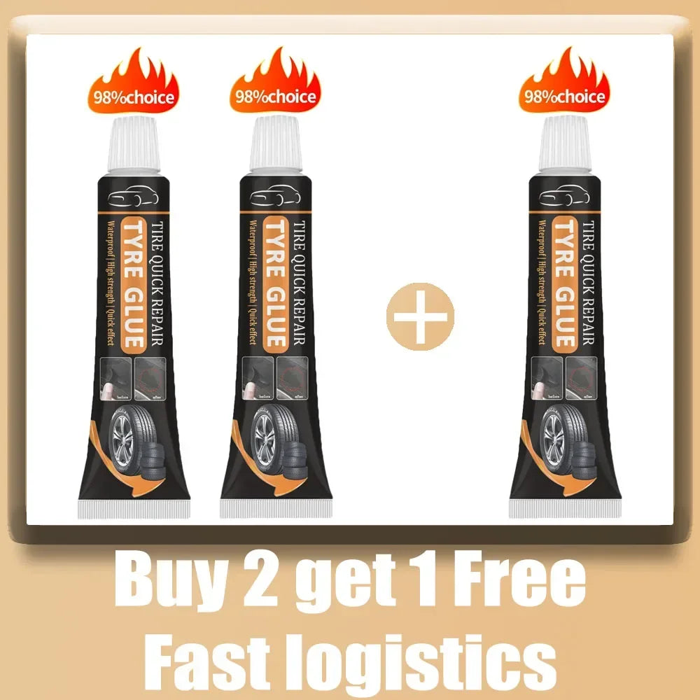 Black tire repair quick-drying liquid strong rubber glue Wear-resistant and high temperature-resistant Non-corrosive adhesive