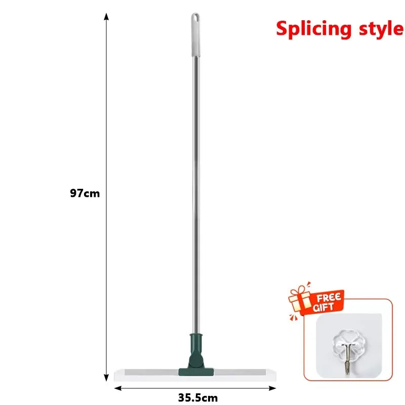 Silicone Broom Wiper Squeegee Window Washing Multifunctional Household Home Floor Glass Scraper Hand-push Mirror Cleaning Tools