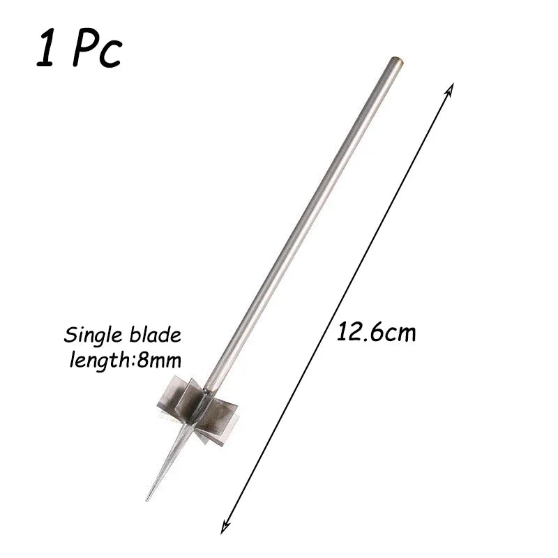 Stainless Steel Plum Blossom Onion Cutter Vegetable Chopper Pepper Slicer Grater Green Onion Shredded Knife Kitchen Cutting Tool