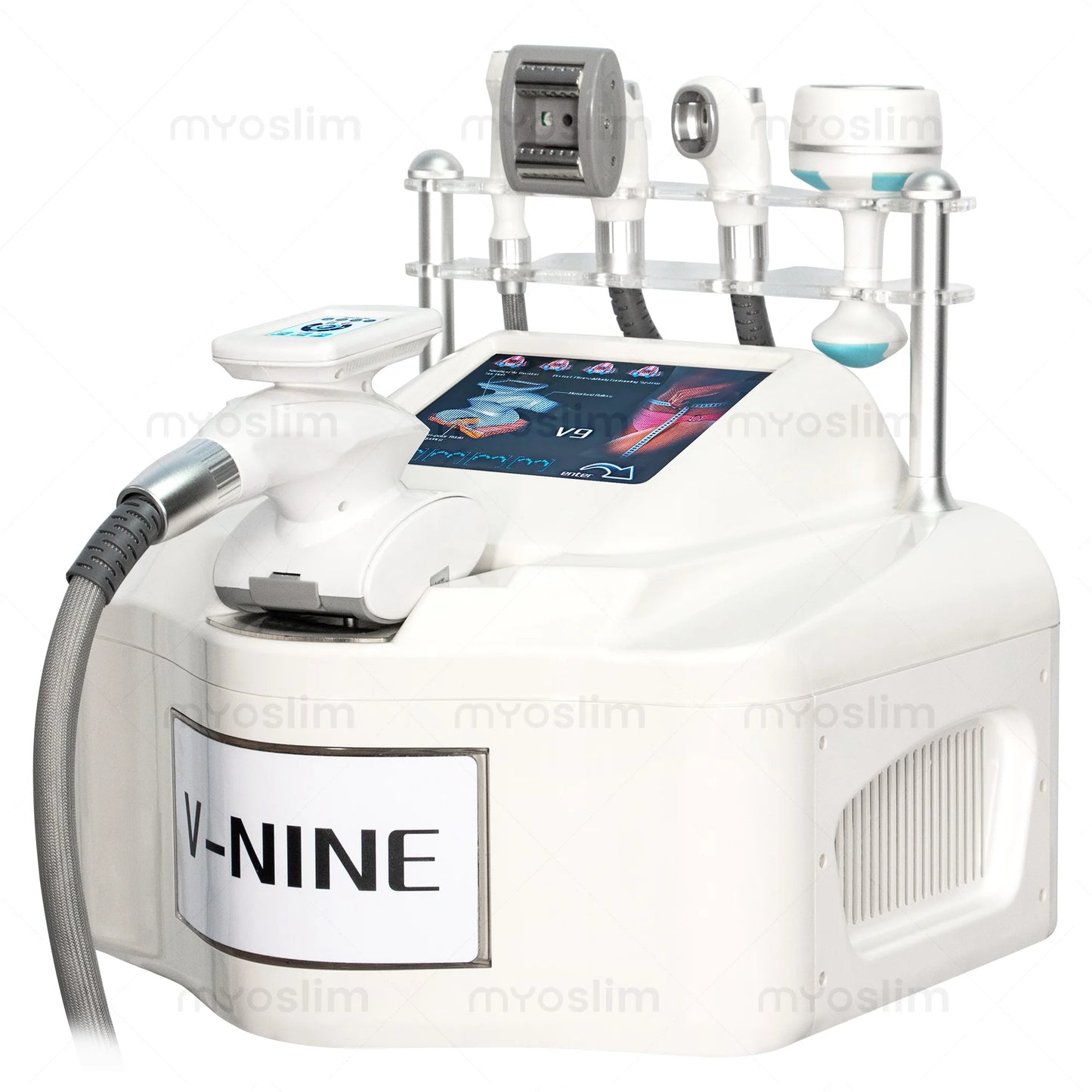 V-NINE 5 In 1 Vacuum RF Roller 40K Cavitation Slimming Machine Cellulite Reduction Facial Lifting Wrinkle Removal AnAnti-Aging
