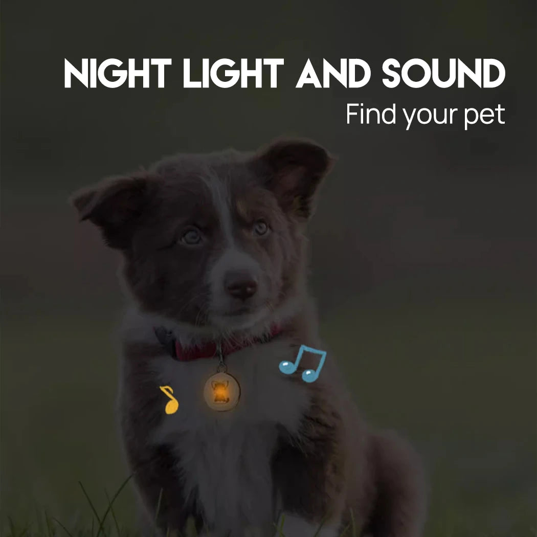 Mini Dog GPS Tracker Smart Pet Finder Locator Key Waterproof Tracking Tracer - Compact Pet Tag for Animal Tracking